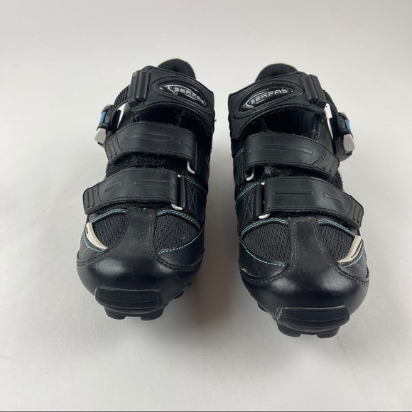 Serfas Astro Womens Cycling Shoes Black Clip On Size 6.5 - Picture 6 of 9